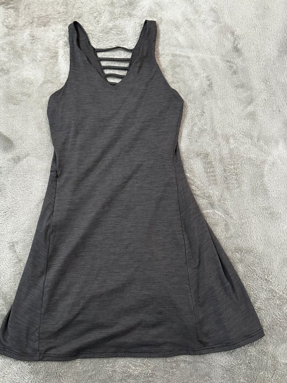 Toad & Co Gray Tech Tomboy Dress Women's size XS Tennis Pickleball